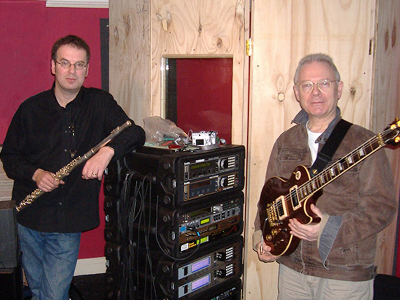 with Robert Fripp in the Studio