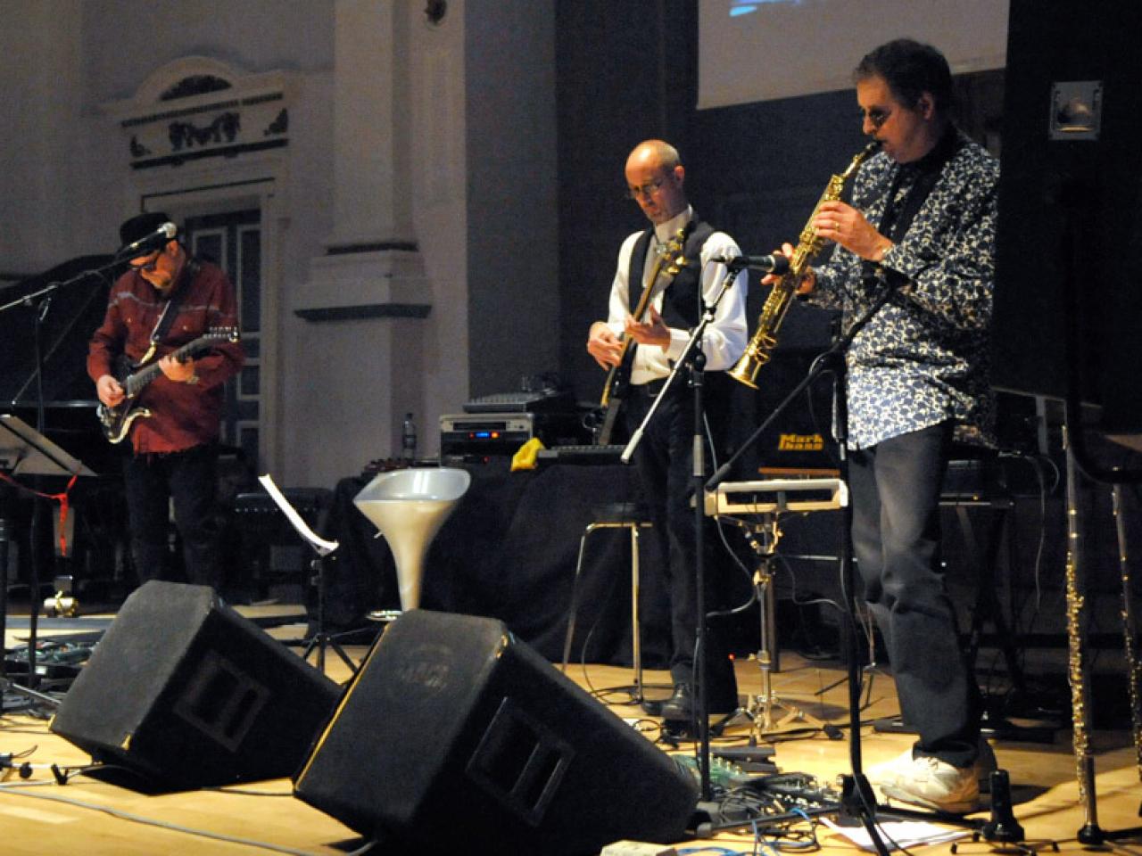With Bill Nelson and Dave Sturt. Leeds University 1 Oct 2011
